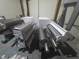 Used Film Dust Removal System / Web Cleaner Dust Removal Unit 500mm