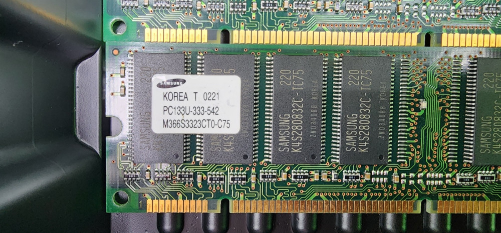 ((2개)) SAMSUNG [PC133U-333-542][M366S3323CT0-C75] 256MB 제품 이미지