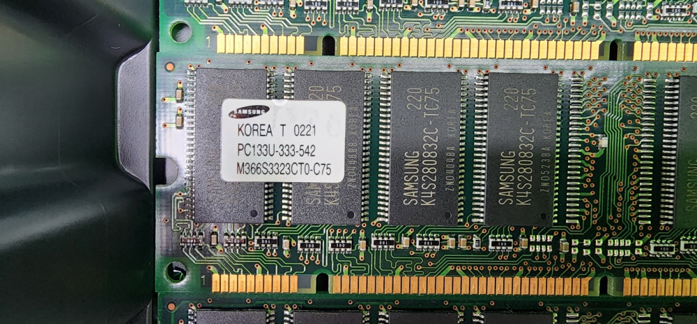 ((2개)) SAMSUNG [PC133U-333-542][M366S3323CT0-C75] 256MB 제품 이미지