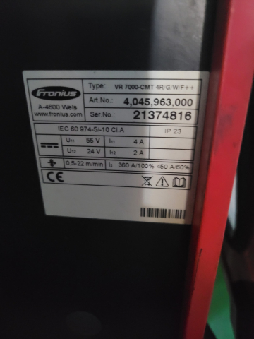 프로니어스 용접기, CMT, FRONIUS, VR7000-CMT 제품 이미지