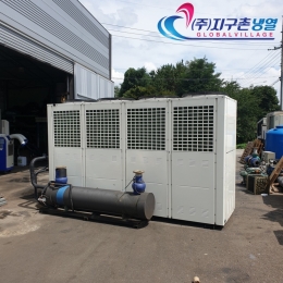 중고칠러냉각기 45HP(45마력) 45RT 브라인칠러 영하20도냉각칠러 일체형칠러 공냉식칠러 (주)지구촌냉열 | [중고] 중앙 ...