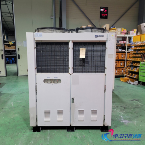 중고칠러냉각기 7.5HP(7.5마력) 7.5RT 일체형칠러냉각기 칠러냉각기 공냉식칠러냉각기 (주)지구촌냉열 칠러냉각기 항온항습