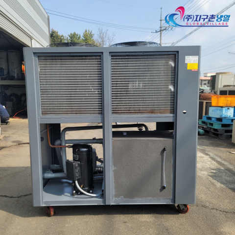 중고칠러냉각기 15마력 일체형칠러냉각기 15HP/15RT 공냉식칠러냉각기 (주)지구촌냉열 칠러냉각기임대렌탈 칠러매입 제품 이미지