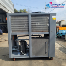 중고칠러냉각기 15마력 일체형칠러냉각기 15HP/15RT 공냉식칠러냉각기 (주)지구촌냉열 칠러냉각기임대렌탈 칠러매입 제품 이미지 3