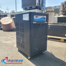 중고오일쿨러 1마력 오일펌프내장 1HP/1RT 오일칠러냉각기 오일냉각기 (주)지구촌냉열 칠러임대 칠러렌탈 칠러매입