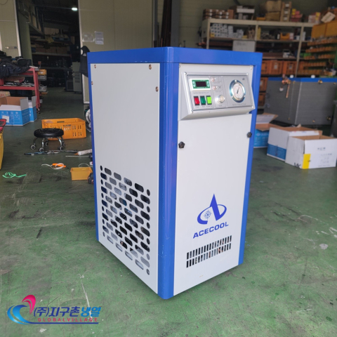 1마력 중고칠러냉각기 1HP 소형칠러냉각기 1RT 공냉식칠러냉각기 일체형칠러냉각기 (주)지구촌냉열 칠러냉각기임대렌탈 칠러냉각기 제품 이미지
