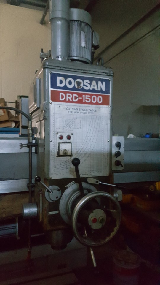 두산레디알DRD-1500 두산드릴링머신DRD-1500 두산레디알드릴링머신DRD-1500 제품 이미지