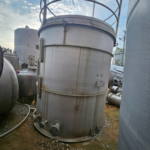 중고 10000L SUS304 상하부 평판 저장탱크 TK-282 제품 대표 이미지