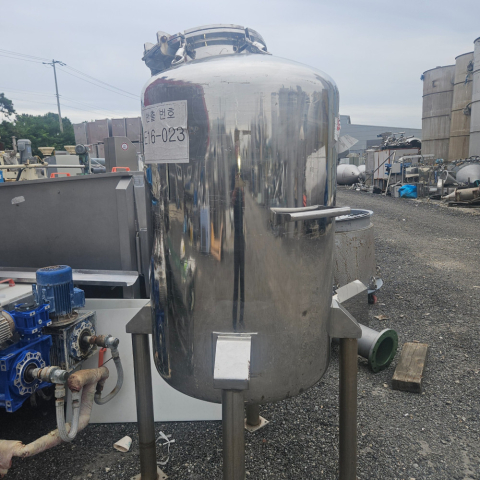 중고 리시버탱크 직경 800mm 쉘높이 1100mm 제품 대표 이미지