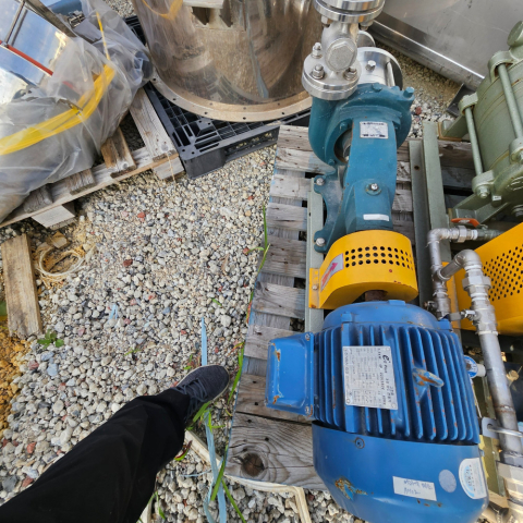 한창진공 SP-VC 7.5마력 5.5kW 중고 산업용 진공펌프 대표 이미지