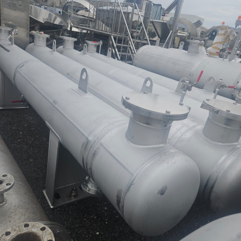 CRYOSTAR SAS 중고 쉘앤튜브 열교환기 직경 500mm 길이 4400mm 제품 대표 이미지