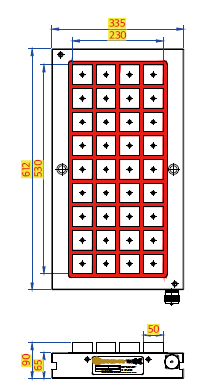 SM-5603C, 스파이더 마그네틱 바이스, 마그네틱 척, 전기영구자석척