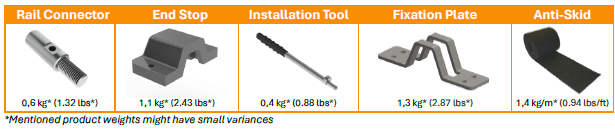 파이프적재대(pipe stop system) 제품 이미지