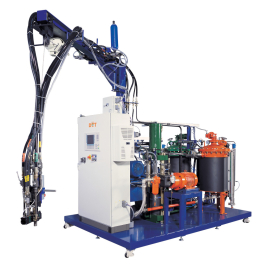 Component&advantage of DUT PU foam machine우레탄고압발포기(중고)