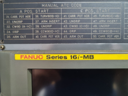 CNC Furoaboringi Mitsubishi 150T, 9000-3000-700-900, RT;1800-1800 (20 tons load, 0.001 degrees spray)