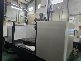 통일중공업CNC수직선반 TNL-120V 4본척 1000mm 시스템화낙F0T 전면도색 컨비아