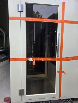 Used Air Shower Booth 국산 매우양호한상태 중고 소형 에어샤워부스 클린룸 출입 관리 장비