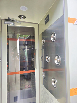 Used Air Shower Booth 국산 매우양호한상태 중고 소형 에어샤워부스 클린룸 출입 관리 장비 제품 이미지 6