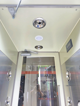 Used Air Shower Booth 국산 매우양호한상태 중고 소형 에어샤워부스 클린룸 출입 관리 장비 제품 이미지 4