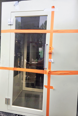 Used Air Shower Booth 국산 매우양호한상태 중고 소형 에어샤워부스 클린룸 출입 관리 장비 제품 이미지 5