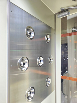 Used Air Shower Booth 국산 매우양호한상태 중고 소형 에어샤워부스 클린룸 출입 관리 장비 제품 이미지 7