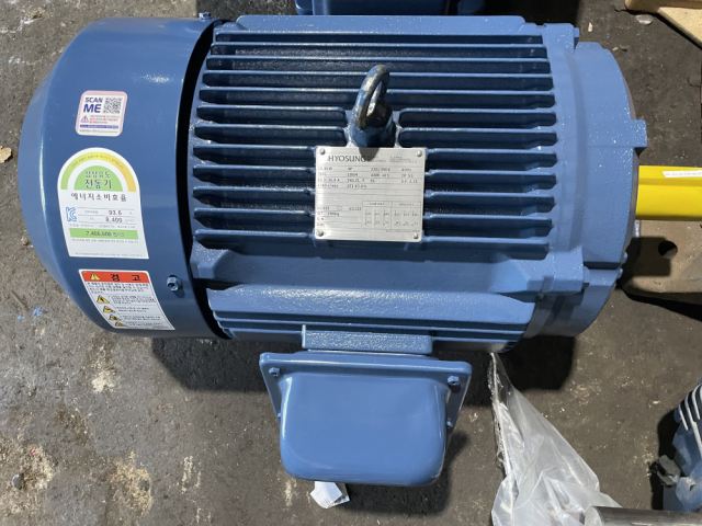 중고모터, 중고효성모터, 효성모터, 모터 (효성 25hp / 4p / 220V/380V)
