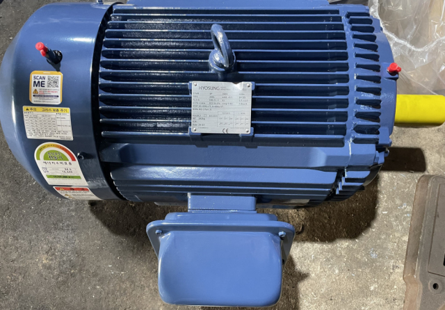 중고모터, 중고효성모터, 효성모터, 모터 (효성 50hp / 4p / 380V)